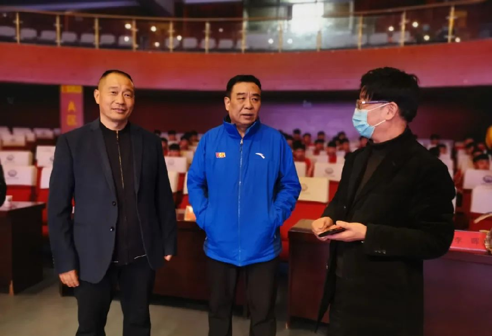 河南省体育局领导来少林小龙武校进行跨界跨项选材