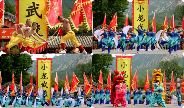 河南少林小龙武校五一专场功夫展演辉耀嵩山