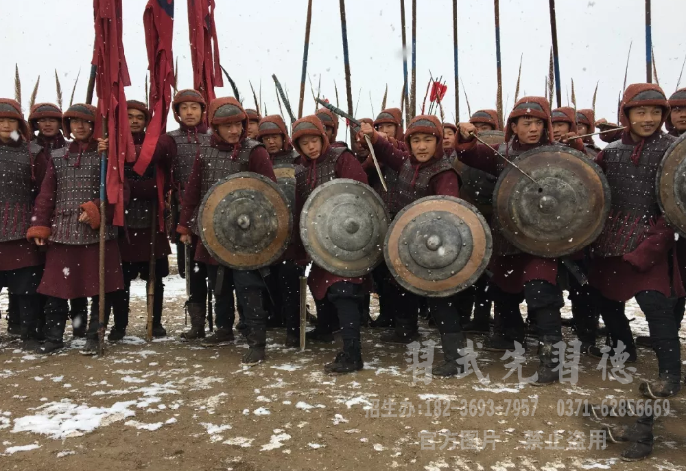 嵩山少林小龙武校30名学员参加拍摄《大秦帝国之天下》